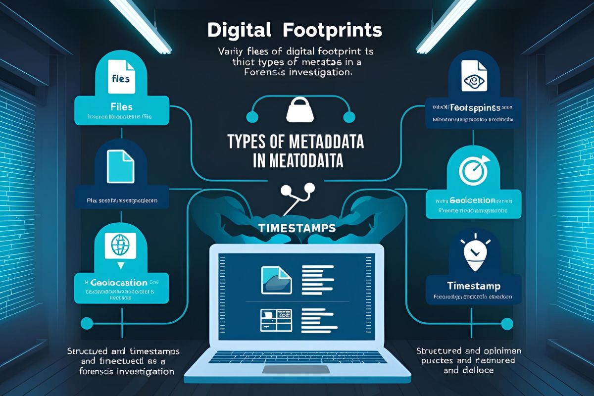 Metadata Reveals in a Forensics Investigation